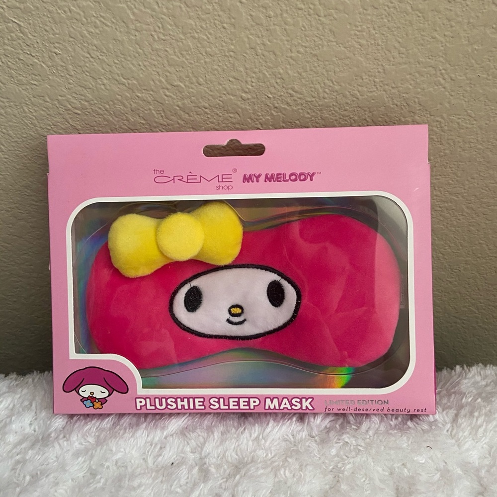My Melody x The Creme Shop Plush Sleep Mask